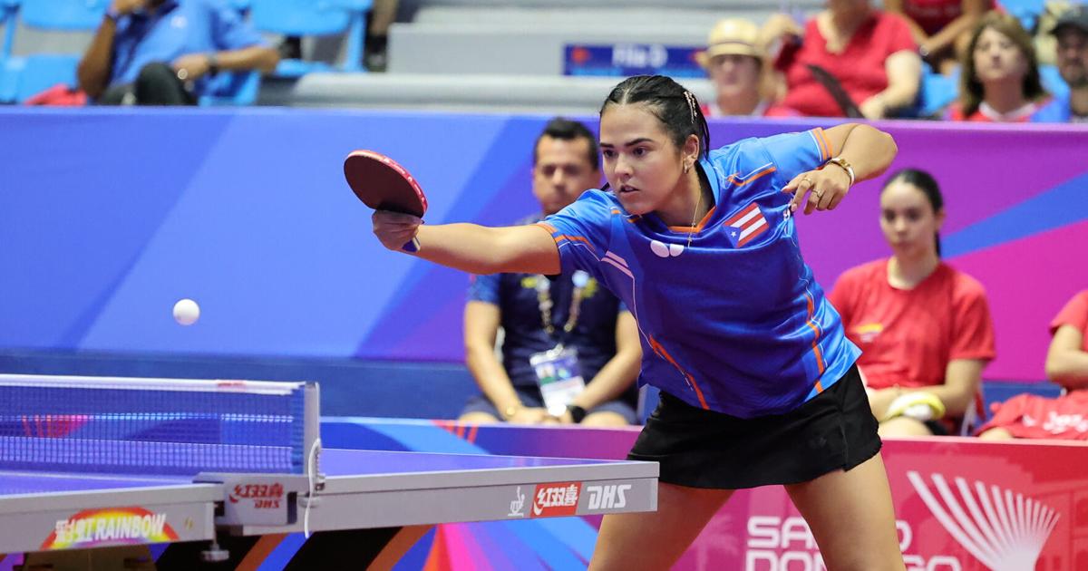 Puerto Rico asegura final dorada y plateada en dobles mixtos de tenis de mesa