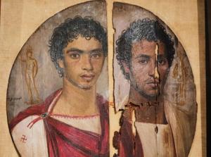 Imagen del artículo de El Vocero: Egipto exhibe versión restaurada del famoso cuadro “Tondo de los Dos Hermanos”
