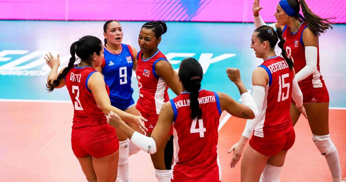 Puerto Rico vence 3-0 a República Dominicana y avanza a semifinales del NORCECA Final Six