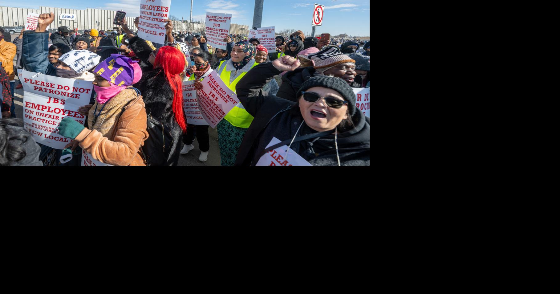 Tras tres semanas: Trabajadores suspenden huelga en fábrica de carne en Estados Unidos