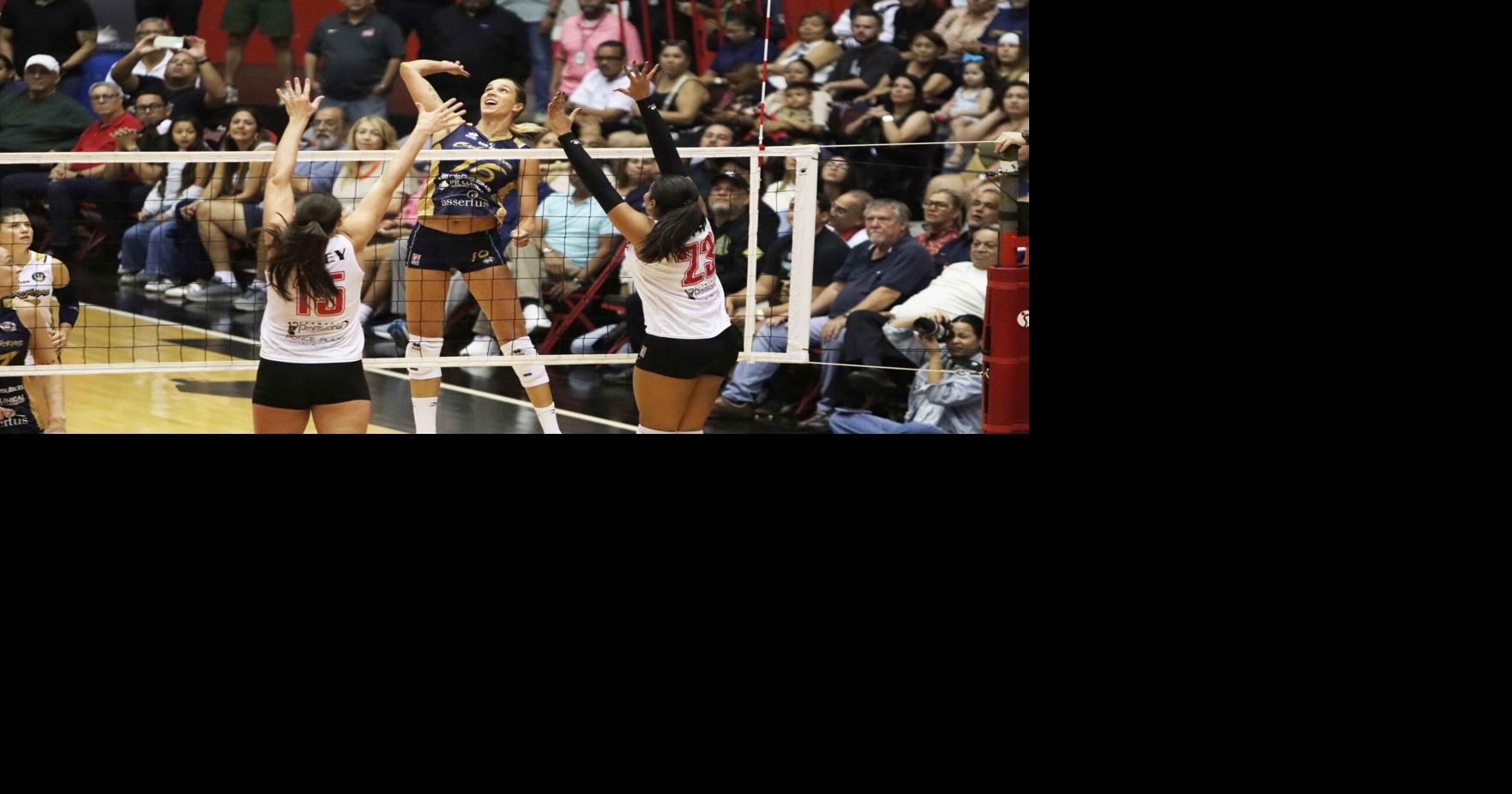 Las Cangrejeras dominan 2-0 la serie final y buscarán esta noche acercarse al título de la Liga de Voleibol Superior Femenina.