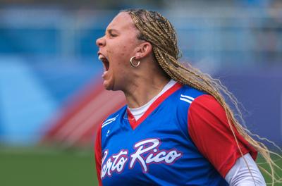 FOTOS: Puerto Rico arranca con triunfo sobre Perú en el sóftbol femenino de Santiago 2023