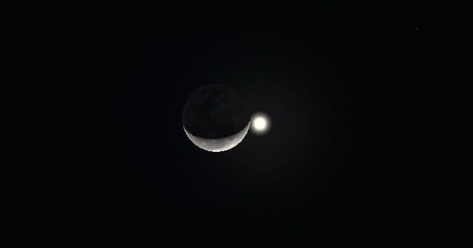 Júpiter y la Luna ofrecerán espectacular conjunción visible desde Puerto Rico antes del amanecer