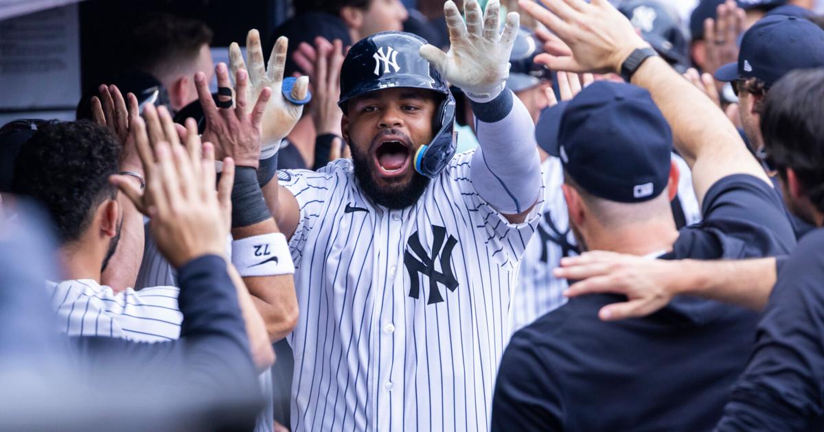 Heliot Ramos pega jonrón de tres carreras en paliza de Yankees 16-1 sobre Red Sox