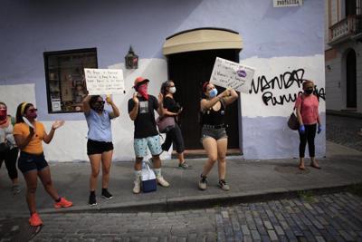Protesta en el Viejo San Juan