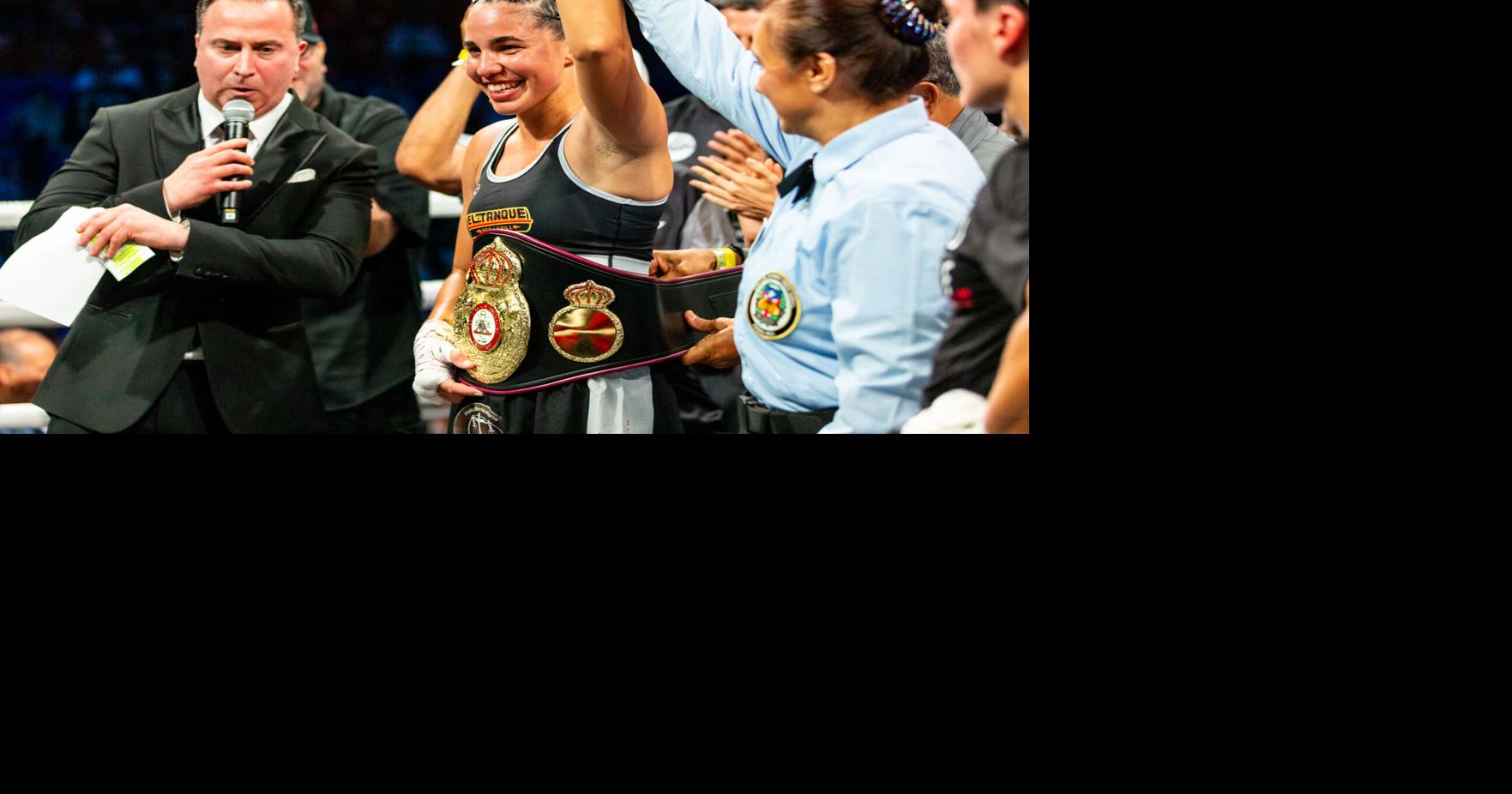| La invicta boricua enfrentará a la campeona olímpica Lauren Price por cinco títulos mundiales en la pelea más importante de su carrera.