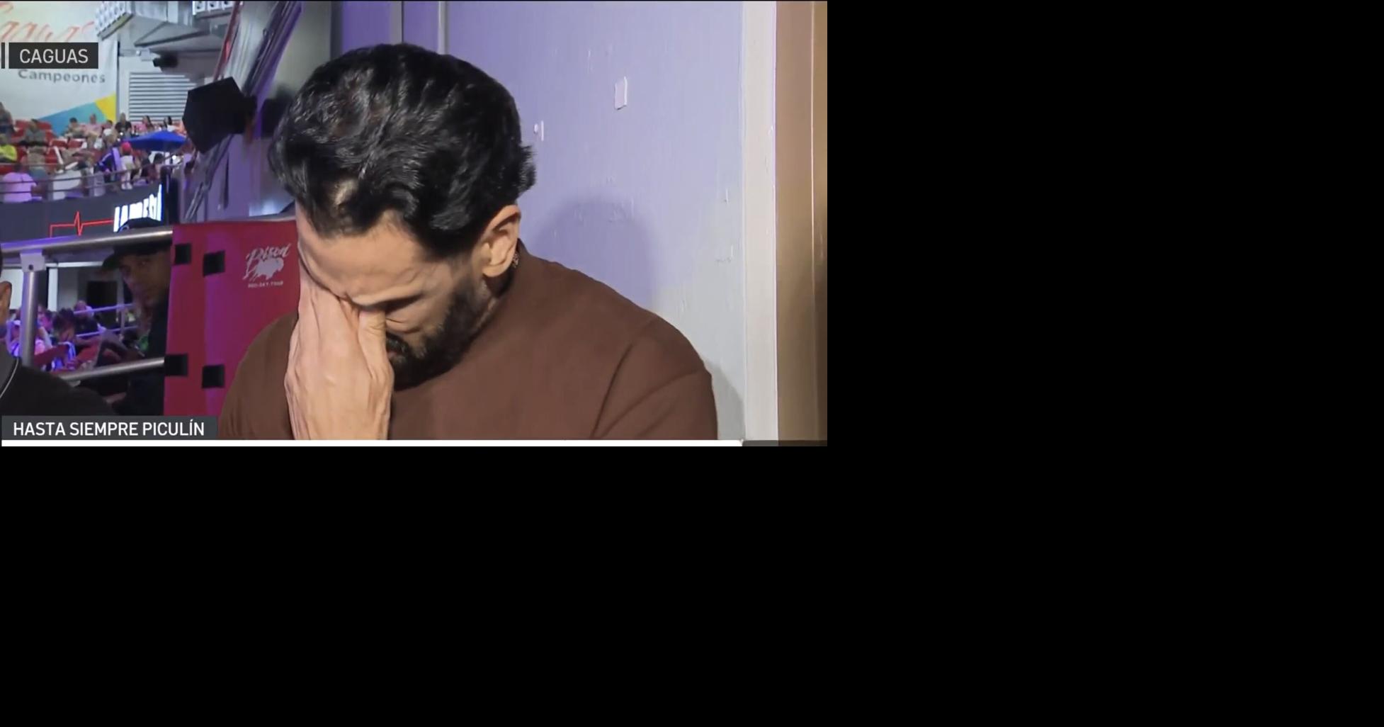 VIDEO: Christian Dalmau rompe en llanto al recordar a Piculín Ortiz