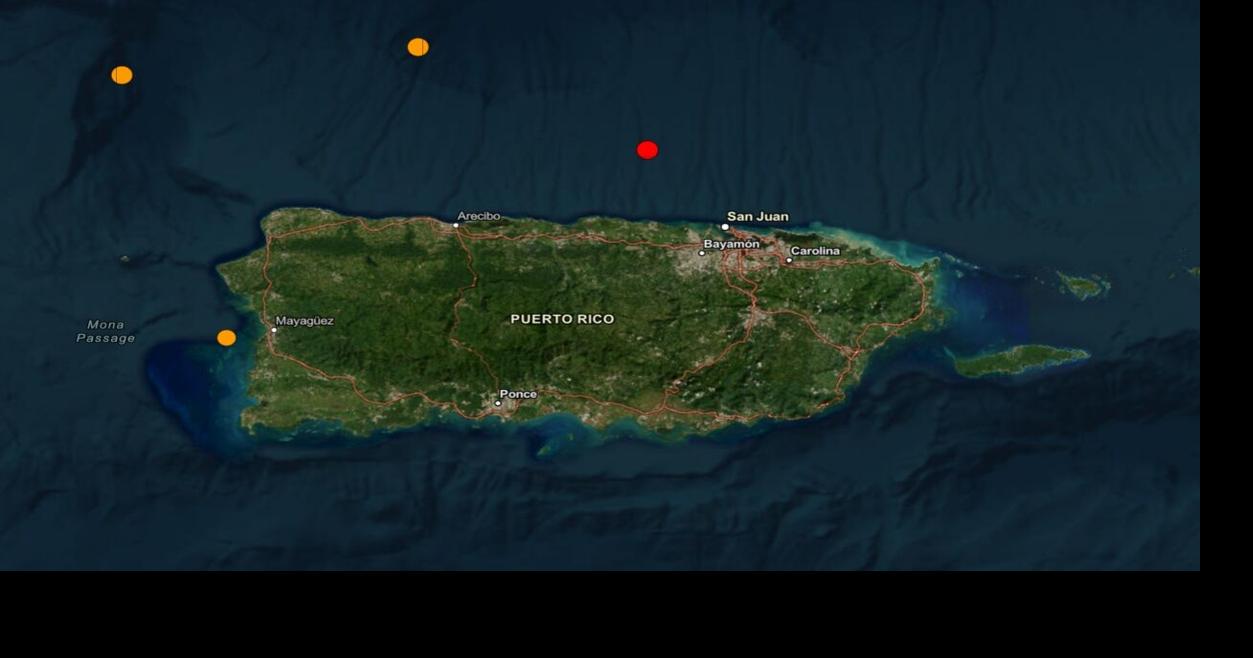 Temblor de magnitud 3.1 sacude el norte de Puerto Rico