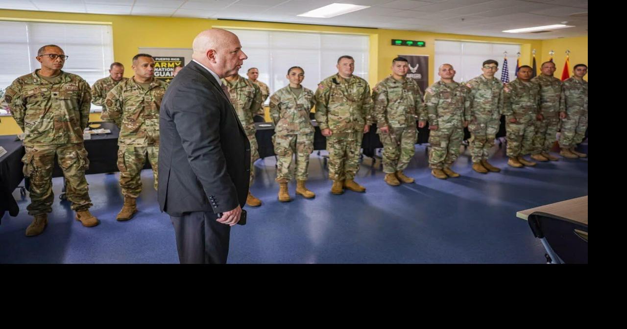 Asesor del secretario de Guerra visita a la Guardia Nacional de Puerto Rico