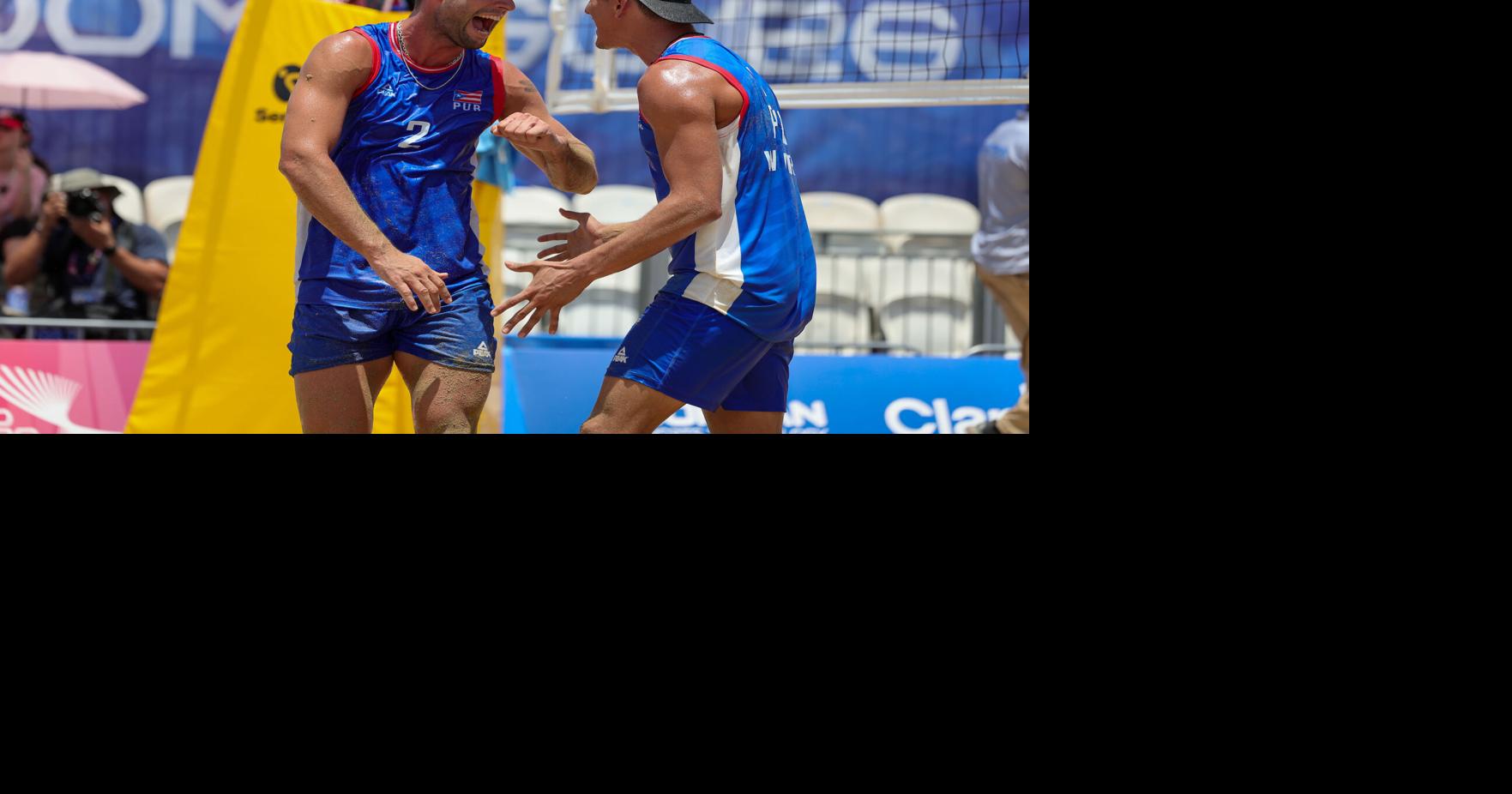 Puerto Rico buscará el bronce en semifinales del voleibol de playa masculino