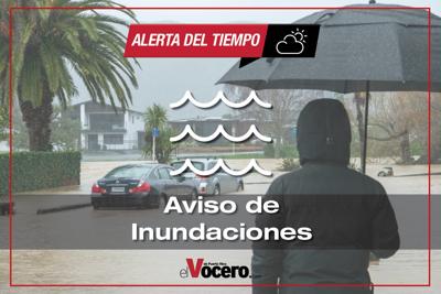 Aviso de inundaciones repentinas para varios municipios de la Isla