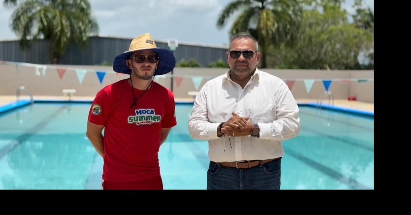 Avanza reconstrucción de la piscina municipal de Moca