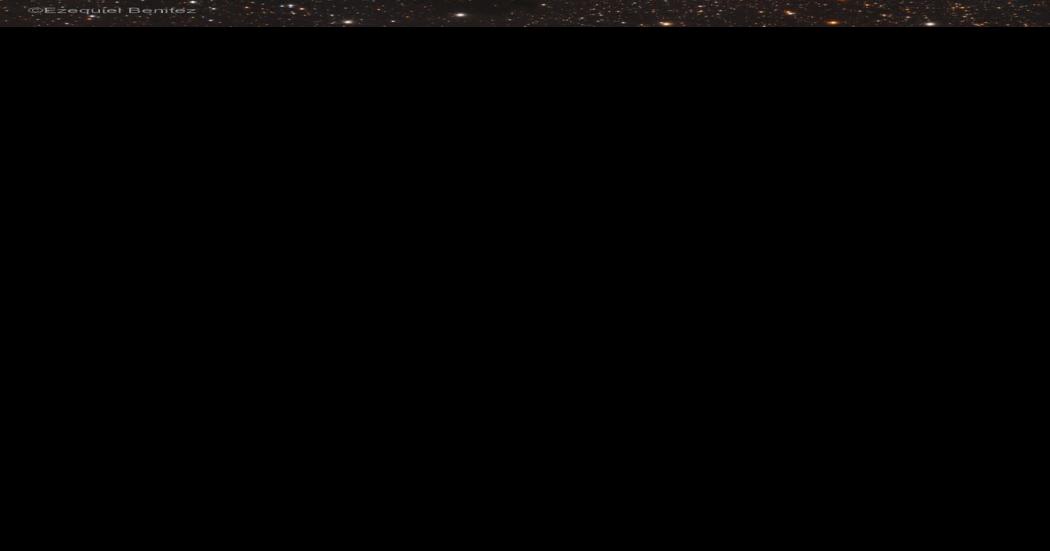 Captan desde la Isla una espectacular nube de gases en el espacio ...