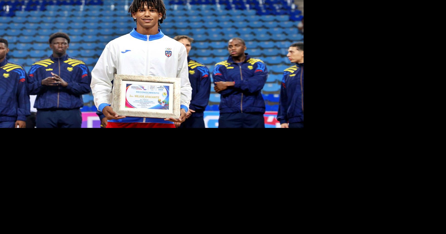 Klistan Lawrence elegido al Equipo Ideal de voleibol en los Juegos de Santo Domingo 2026