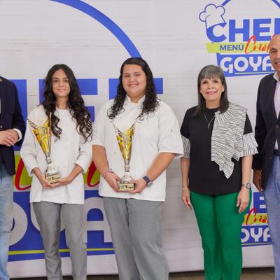 Estudiantes de Artes Culinarias  ganan competencia Chef Menú Criollo Goya