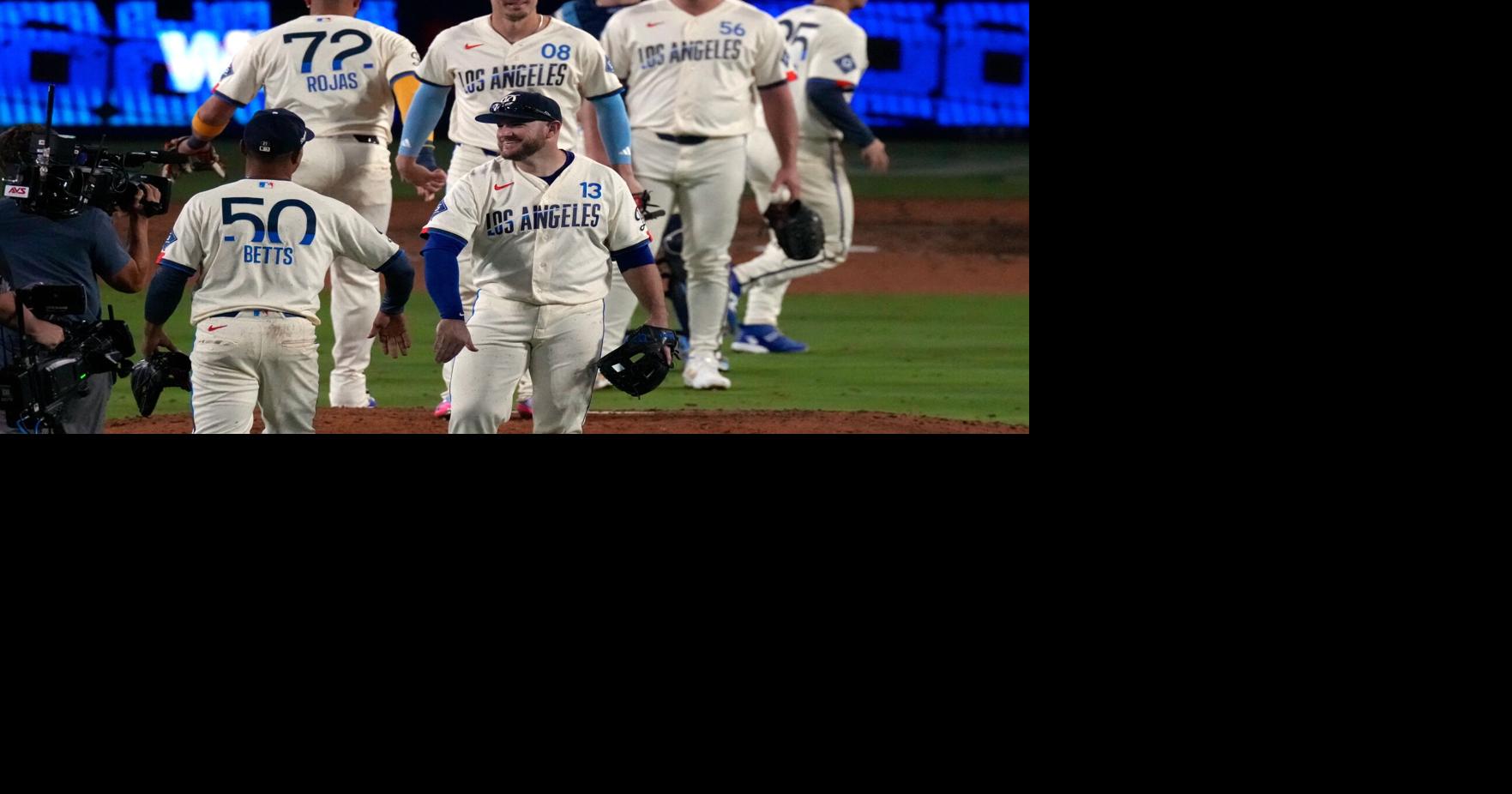 Dodgers vencen 10-4 a Gigantes con Mookie Betts brillando con 4 hits