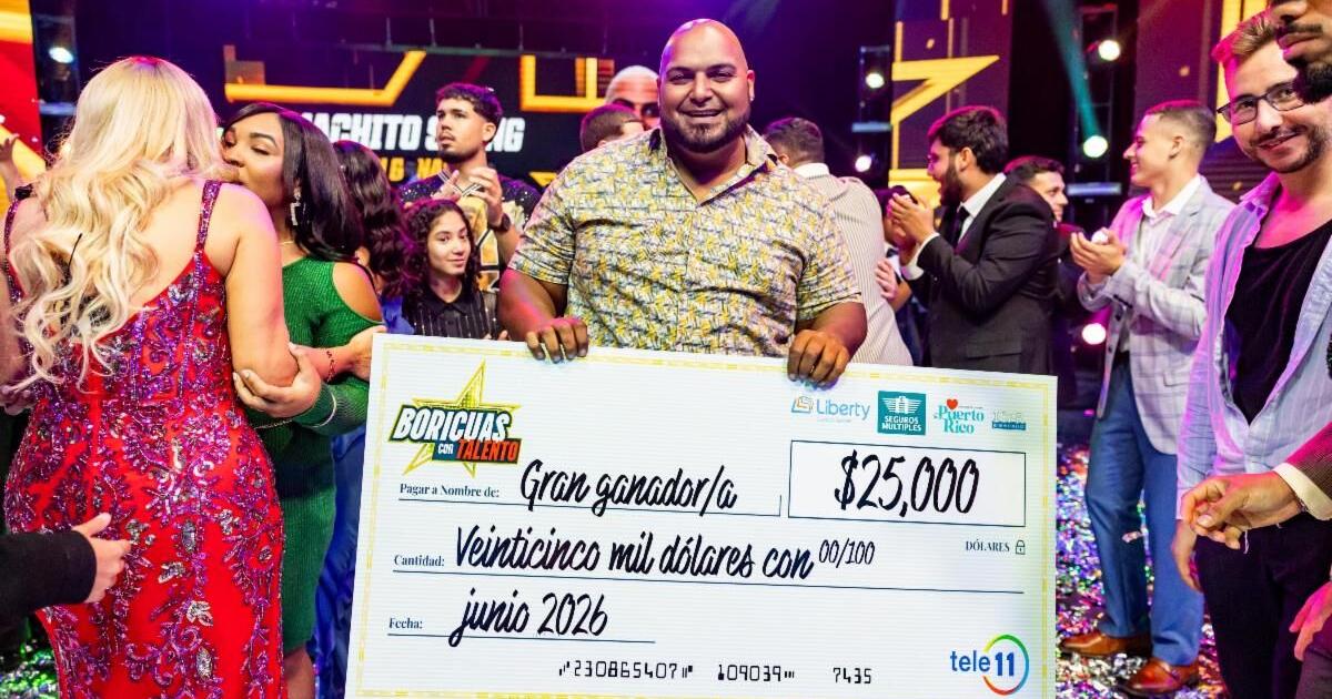 Machito Swing gana primera temporada de "Boricuas con Talento" de TeleOnce