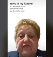 Una abuelita de 92 años deja claras las reglas que todos deben seguir en su funeral