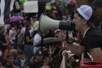 Artistas en la marcha