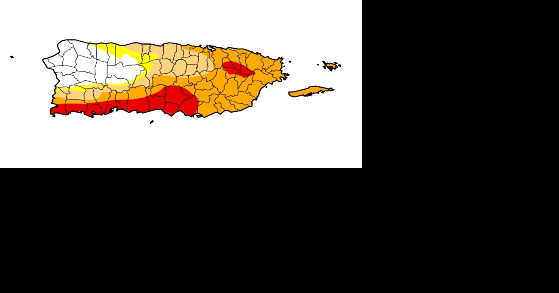 Más de tres millones de personas viven en zonas bajo condiciones de sequía en Puerto Rico