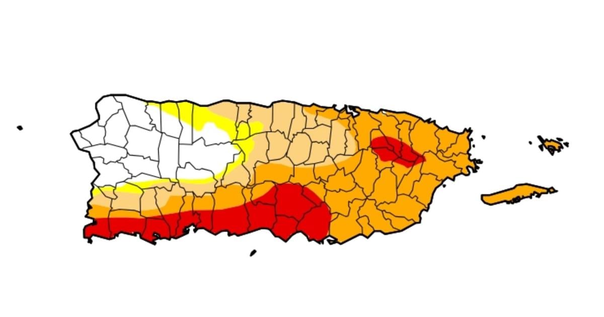 Más de tres millones de personas viven en zonas bajo condiciones de sequía en Puerto Rico