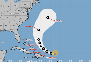 Huracán Erin se convierte en categoría 5 con vientos sostenidos de 160 mph
