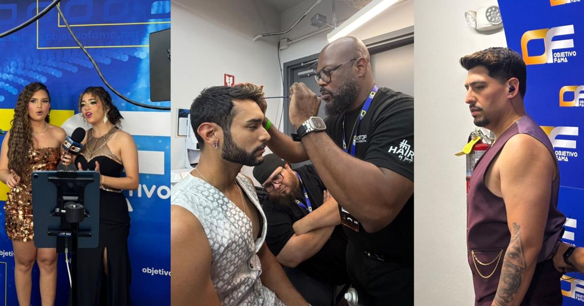 Entre nervios y oraciones: así es el backstage de Objetivo Fama