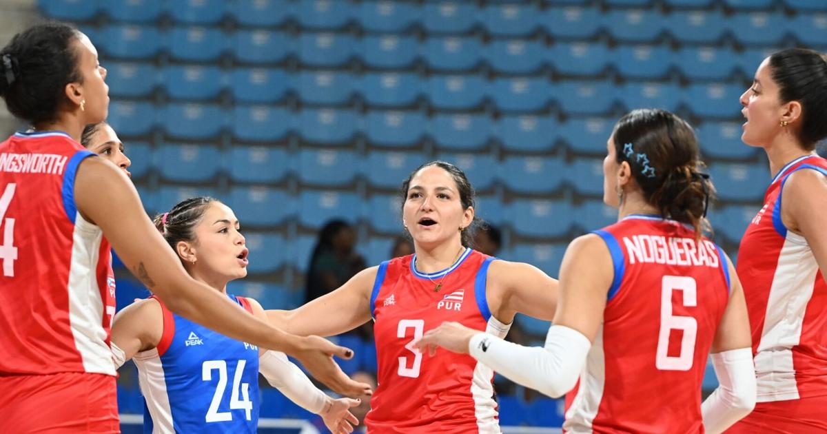 Selección femenina de voleibol de PR enfrenta a México por boleto al Mundial 2027