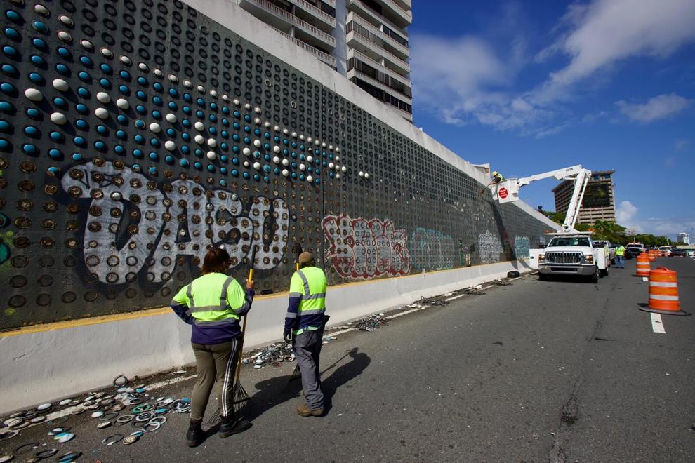 Mosaico 2012, de José Jorge Román, fue removida parcialmente de la Avenida Baldorioty de Castro.
