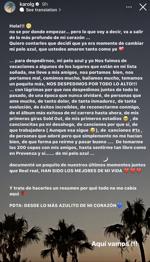 Karol G se despide de su cabello color azul: “Una época que nunca olvidaré”