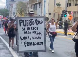 Imagen del artículo de El Vocero: Se manifiestan frente a LUMA en Santurce contra aumento en la factura de luz