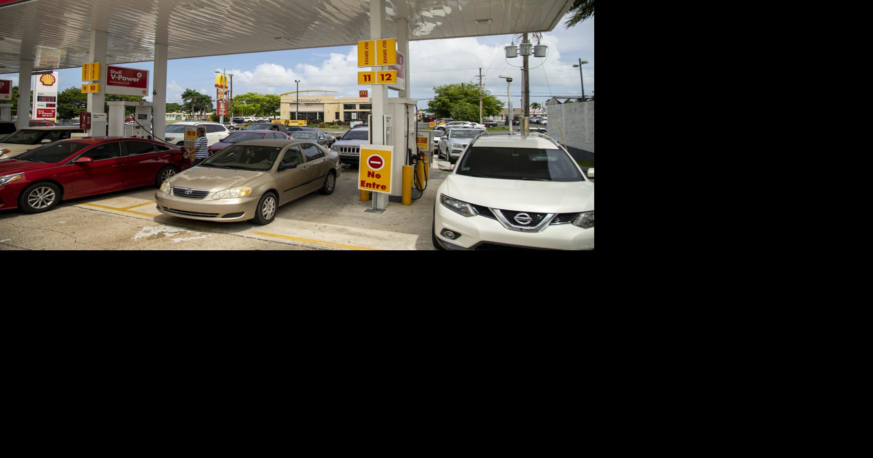 Gas stations are experiencing problems with payment methods due to lack of electricity
