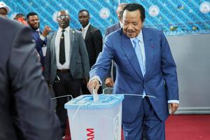 World's oldest president, Paul Biya, wins Cameroon election at 92
