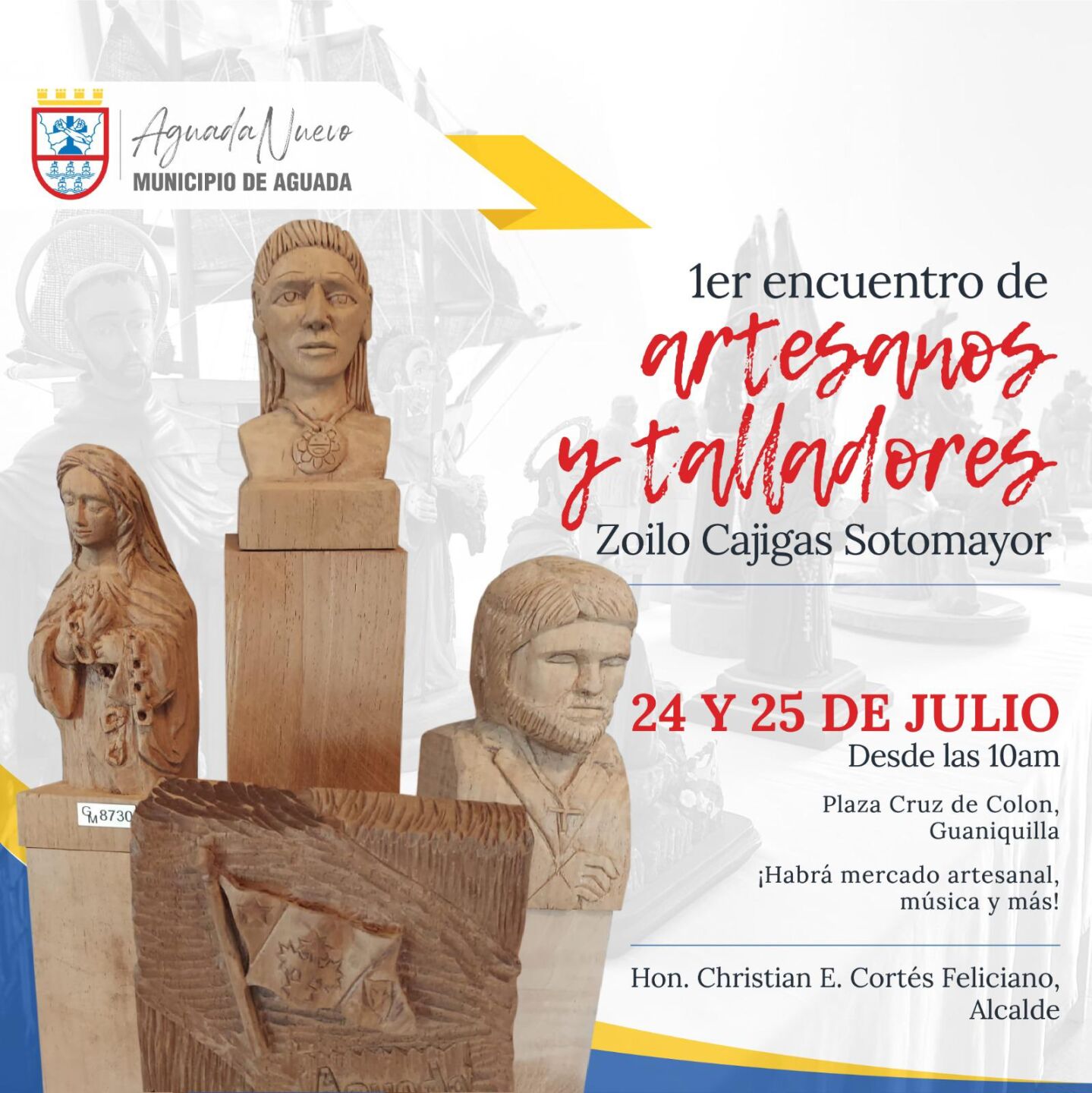 Aguada invita al Primer encuentro de Artesanos y Talladores este fin de semana - Vimarsana News