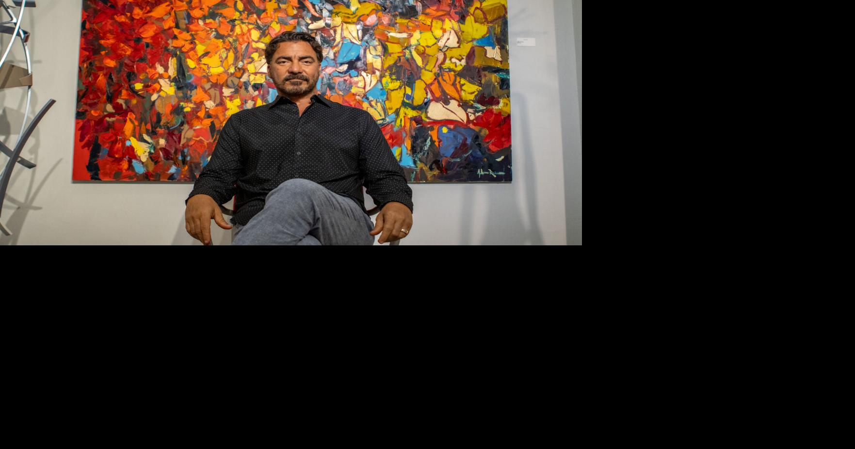 Julián Ruiz evoluciona hacia la abstracción en su lenguaje artístico