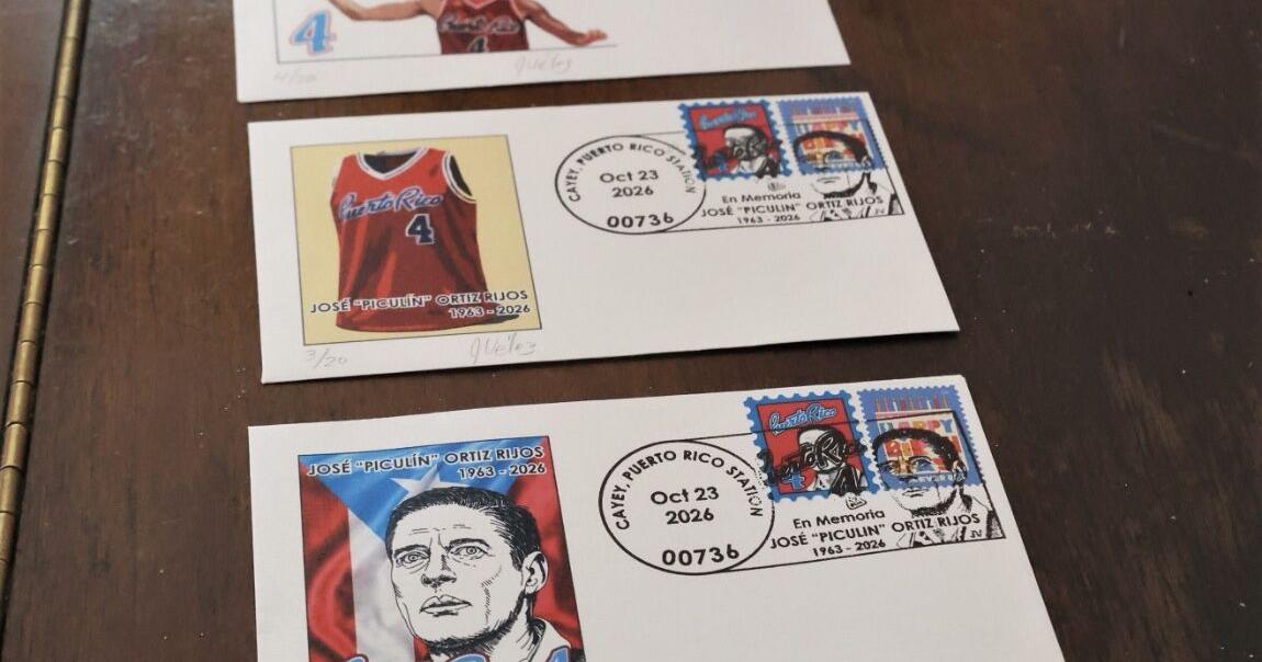Cayey honra la memoria de Piculín Ortiz con cancelación pictórica del Servicio Postal