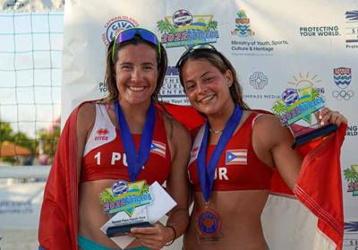 Las boricuas Allanis Navas y María González ganan la medalla de plata en una parada del tour Norceca