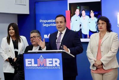 Elmer Román presenta propuestas de plan de seguridad