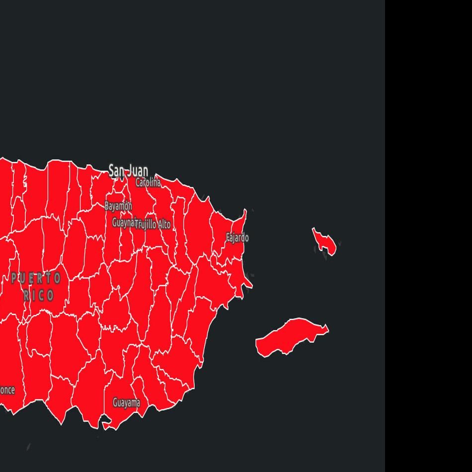En Rojo 76 De Los 78 Municipios En La Isla Actualidad Elvocero Com