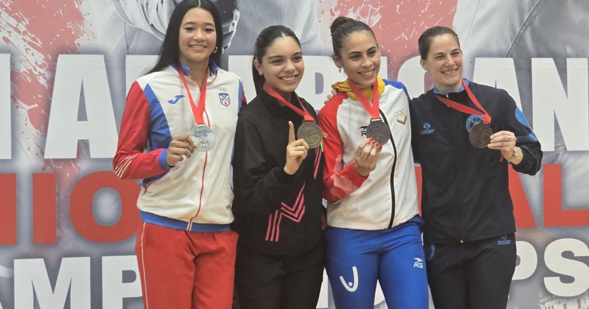 Gabriela Hwang, de 18 años, gana plata en el Campeonato Panamericano de Esgrima 2026