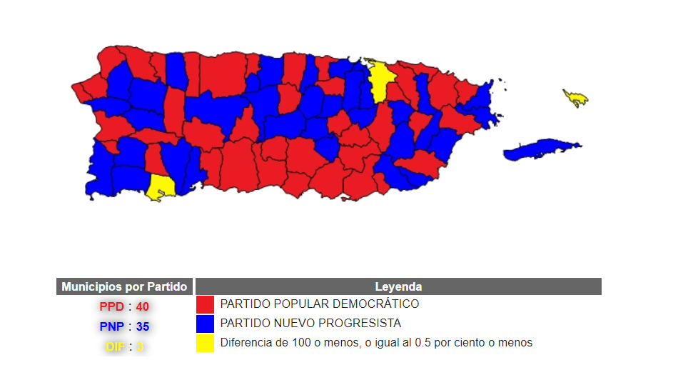 Mapa politico de puerto rico con sus pueblos 104346Mapa politico de