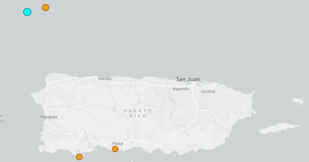 Temblor de magnitud 4.8 se sintió anoche en Puerto Rico