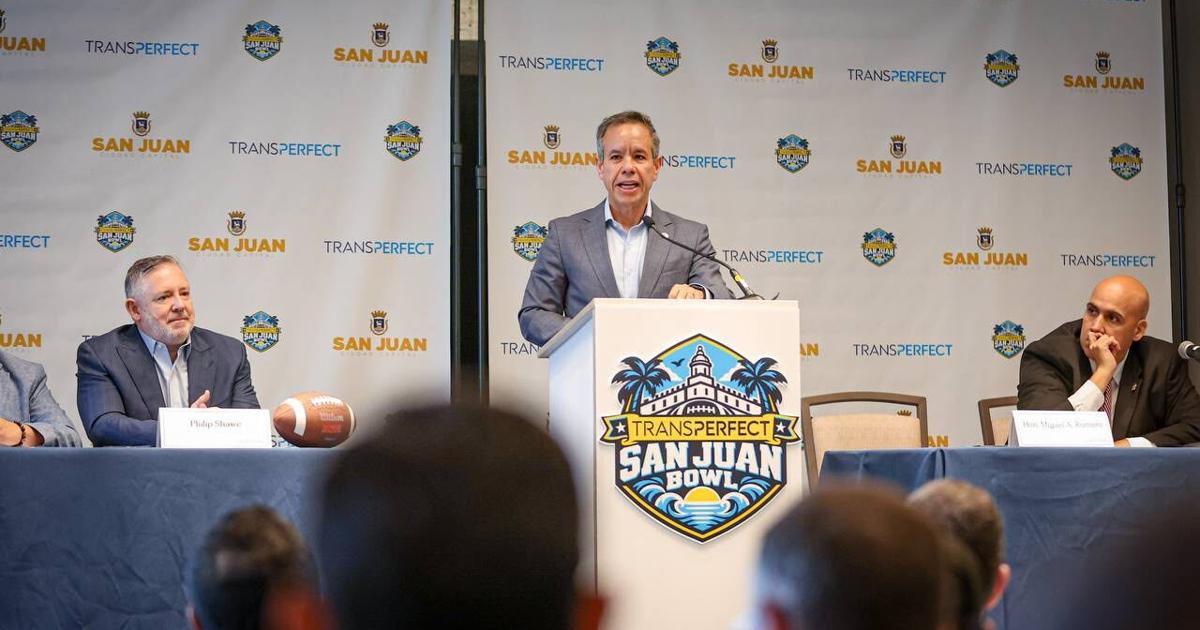 Alcalde de San Juan anuncia primer bowl de fútbol americano de la NCAA en Puerto Rico