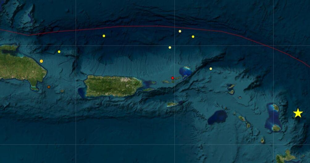 Sismo de magnitud 6.0 se registra al este de Puerto Rico