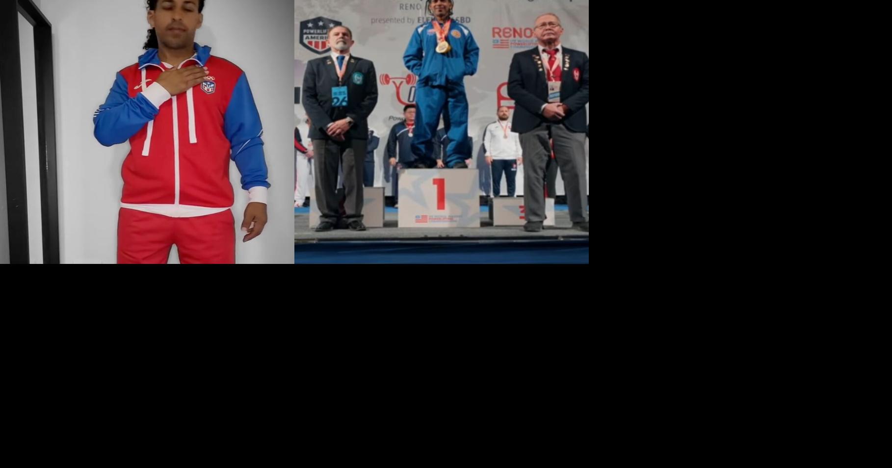 Iván Cancel se corona campeón mundial de powerlifting con tres oros para Puerto Rico