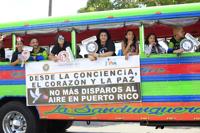 Marcha en contra de balas al aire
