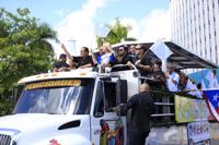 Marcha en contra de balas al aire