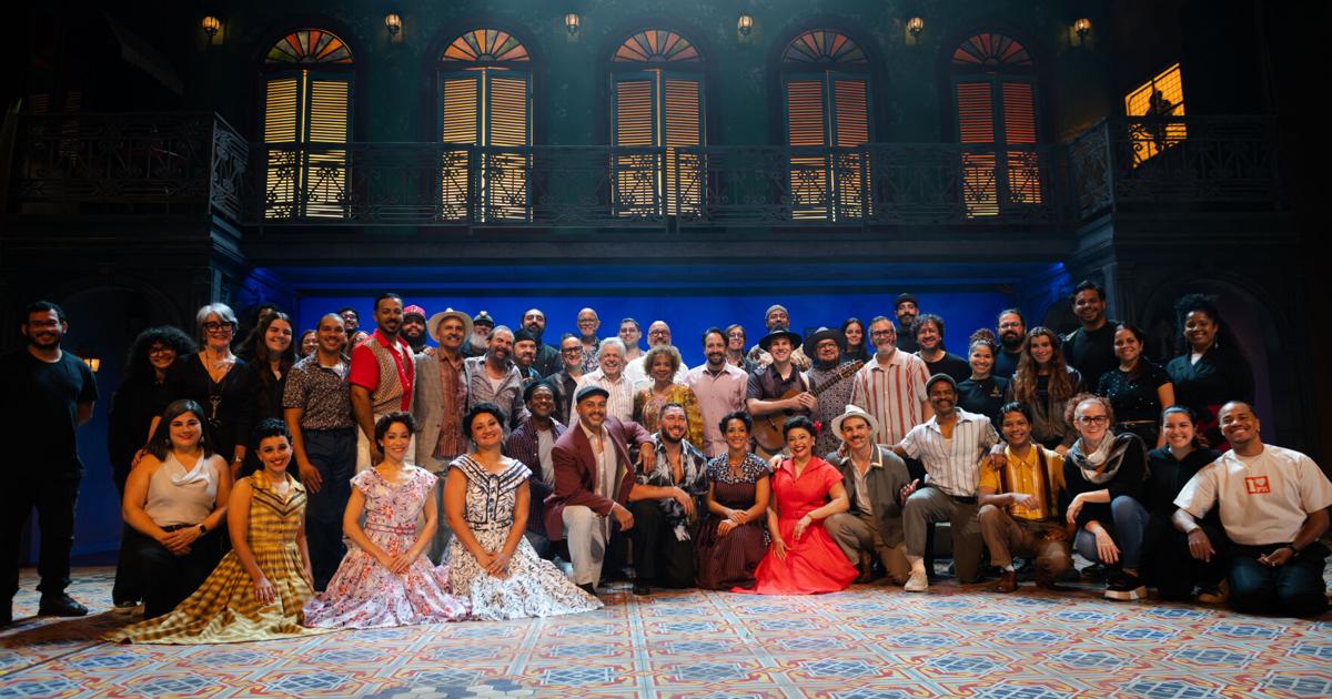 Lin-Manuel Miranda visita el musical "Buena Vista Social Club" en el Centro de Bellas Artes