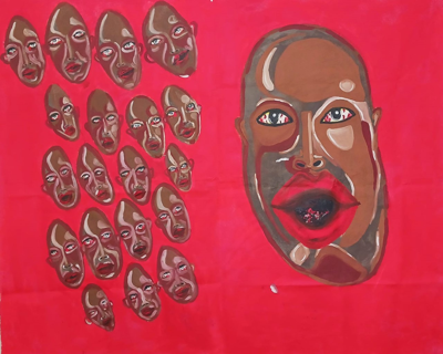 Artista emergente exhibe su experiencia como mujer afrodescendiente
