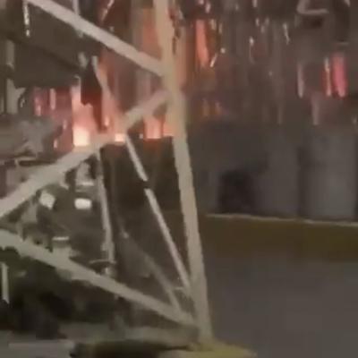 Vídeos: Se reporta un fuego en una subestación eléctrica en Fajardo
